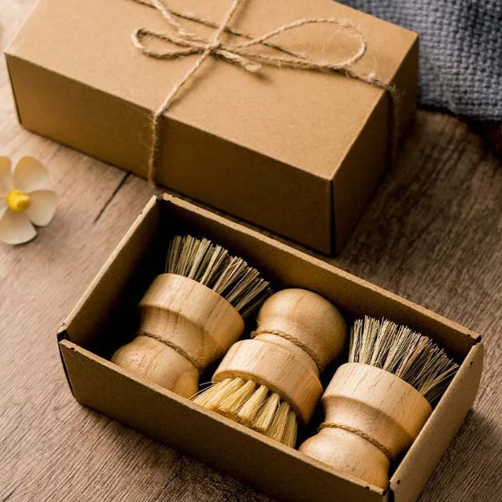 Dish Cleaning Brush Wooden Handle
