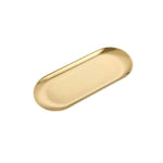 Stainless Steel Gold Dining Plate