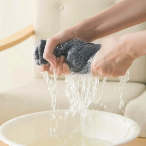 Cotton Dishcloth Soft Absorbent Kitchen Towel Household Cleaning Cloth