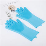 1 Pair Silicone Dishwashing Gloves