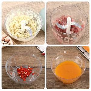 500/900ml Design Manual Meat Mincer Garlic Chopper