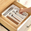 4/5 Compartments Cutlery Organizer Daily Drawer Divider Tray Rectangle