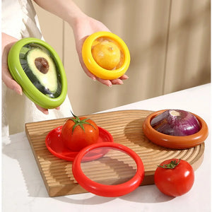 4 Styles Kitchen Transparent Reusable Airtight Fresh Storage Box