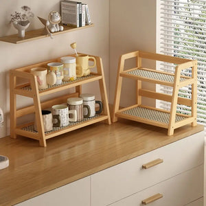 Wooden Storage Shelf