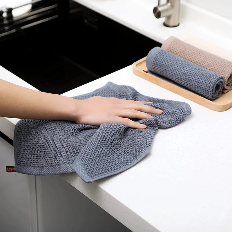 Cotton Dishcloth Ultra Soft Absorbent Kitchen Towel
