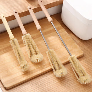 Wooden Bottle Cleaning Brush With Long Handle